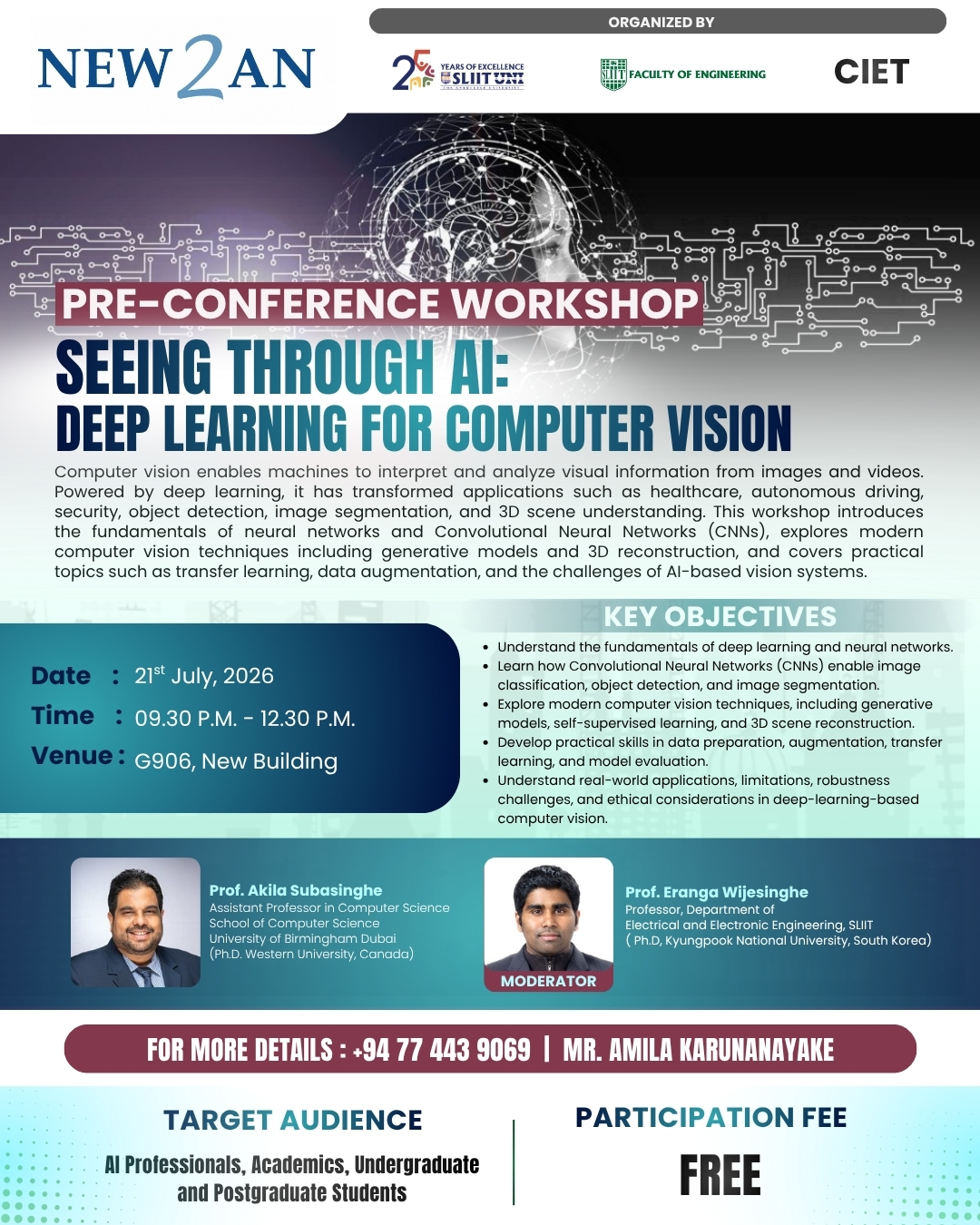 Seeing Through AI: Deep Learning for Computer Vision flyer